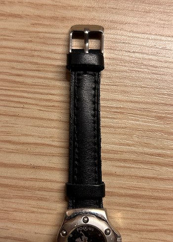 Siyah Kemerli polo Vintage Kadın Saati - Görsel 3