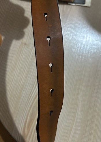 Kahverengi Biker Kemer - Görsel 8