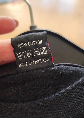 Siyah Baskılı yurtdışı tişört - Görsel 6