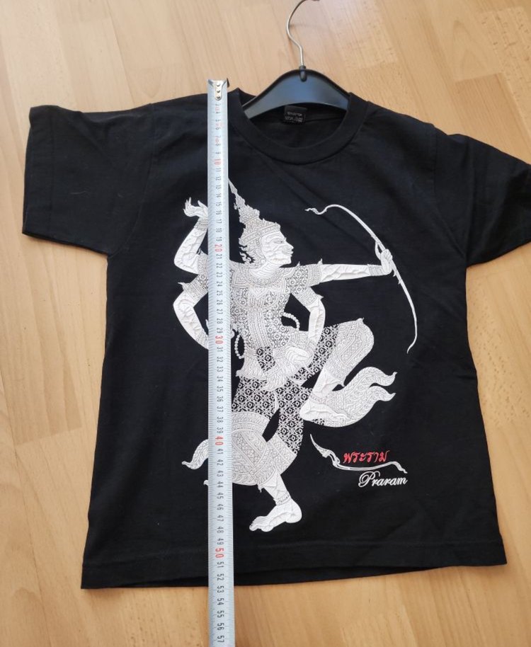 Siyah Baskılı yurtdışı tişört - Görsel 5