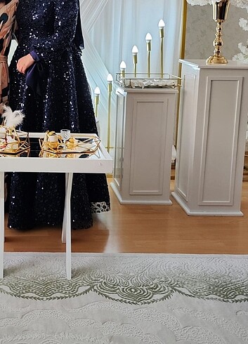 LACİVERT NİŞANLIK ABİYE - Görsel 2