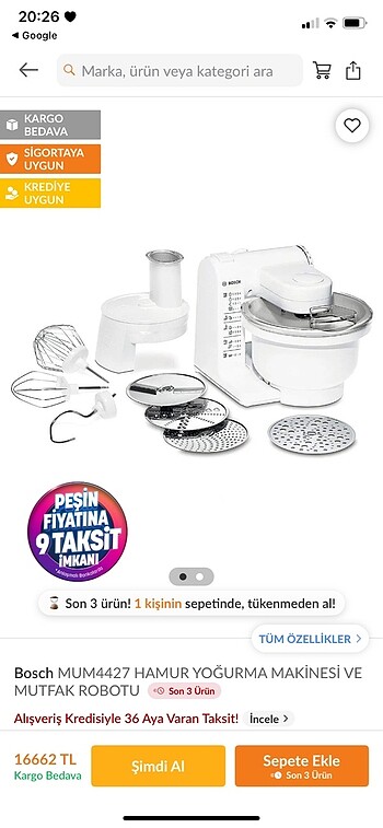  Beden Bosch hamur yağurma makinesi