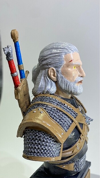  3D Geralt Figürü