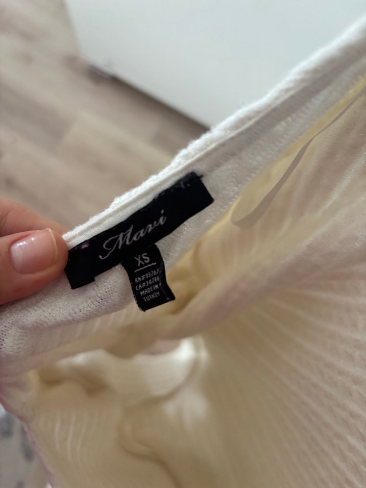 Bej Kadın Triko crop - Görsel 3