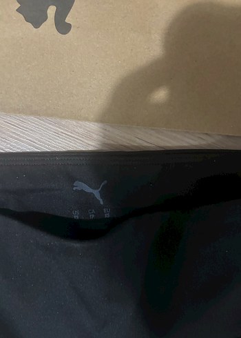 Siyah Puma Baskılı Spor Tayt - Görsel 3