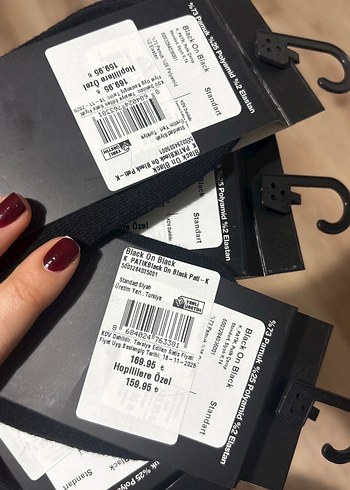 Siyah soket Çorap (4 adet) - Görsel 2