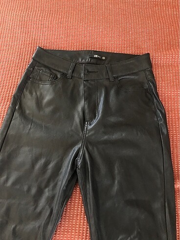 36 Beden siyah Renk Deri pantolon