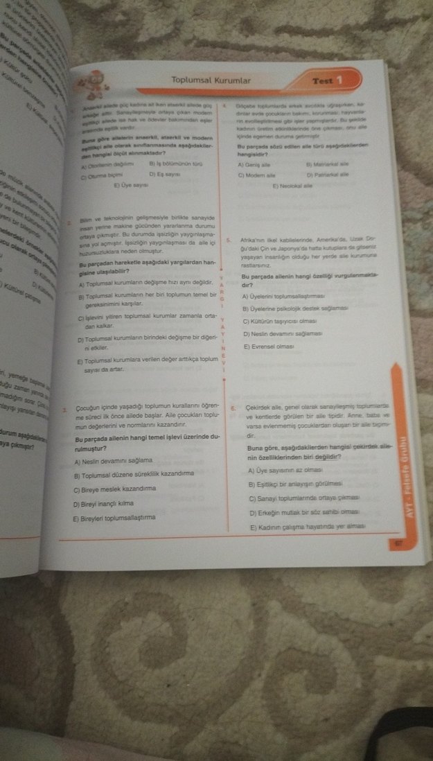 Felsefe Grubu Din Kültürü Soru Bankası - Görsel 2