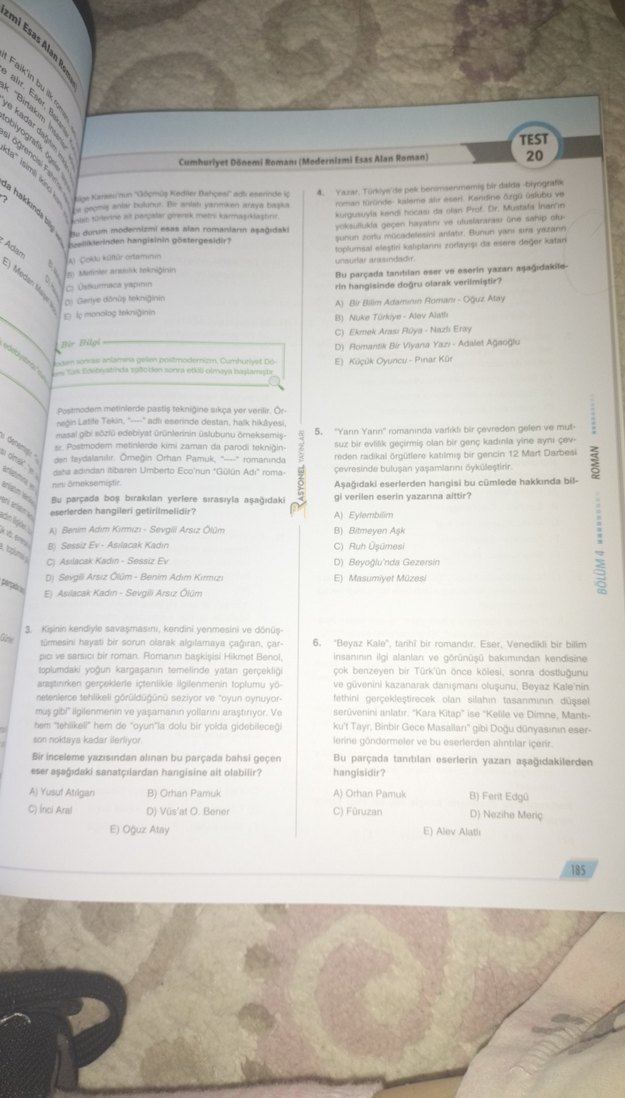 AYT Edebiyat Soru Bankası - Rasyonel Yayınları - Görsel 3