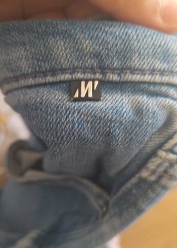 Gri Kemerli Rahat Kesim Midi Boy Kadın Kot Pantolon - Görsel 6