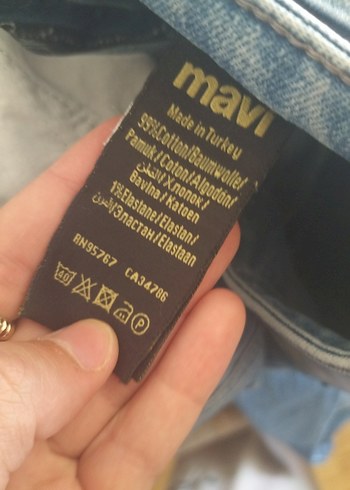 Gri Kemerli Rahat Kesim Midi Boy Kadın Kot Pantolon - Görsel 5