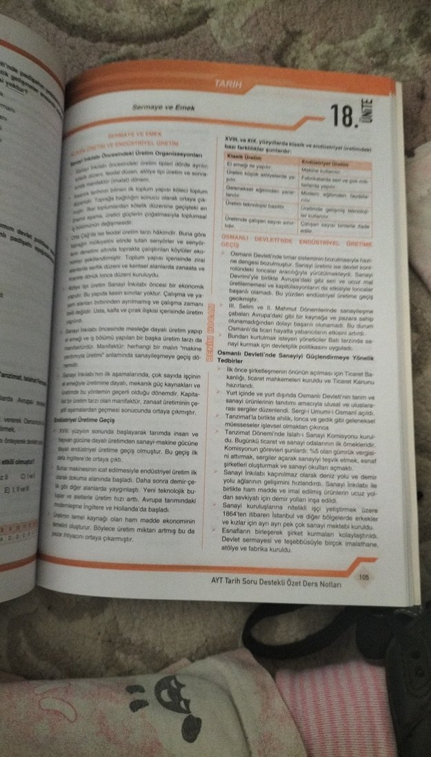 AYT Tarih Soru Destekli Özet Ders Notları - Görsel 3