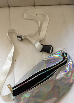 diğer Beden çeşitli Renk Hologram desenli bel çantası