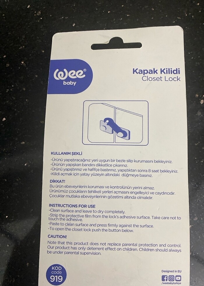 Çocuk Kapak Kilidi - Görsel 2