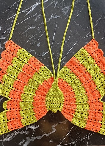 Diğer KENDİ ÖRDÜĞÜM CROP ÖRGÜ STANDART BEDEN 