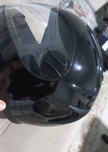 DFG parlak motosiklet kaskı M - Görsel 6