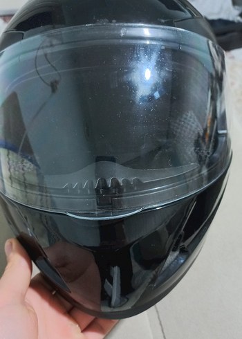 DFG parlak motosiklet kaskı M - Görsel 2