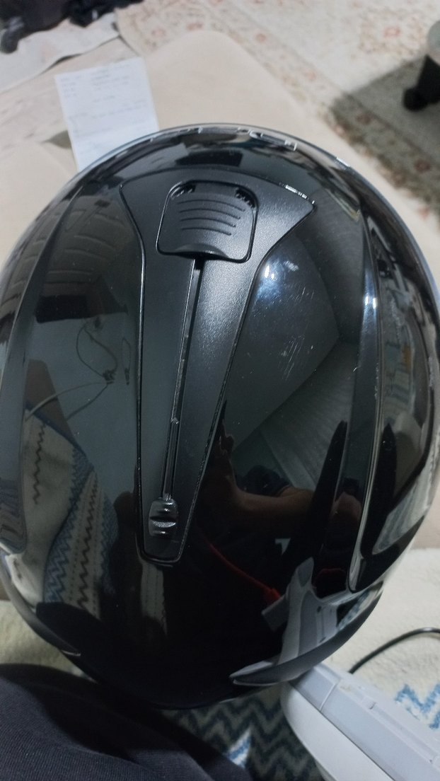 DFG parlak motosiklet kaskı M - Görsel 4