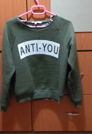 Yazı Baskılı Sweatshirt