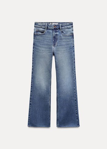 34 Beden ZARA HIGH-WAIST MINI FLARE JEAN