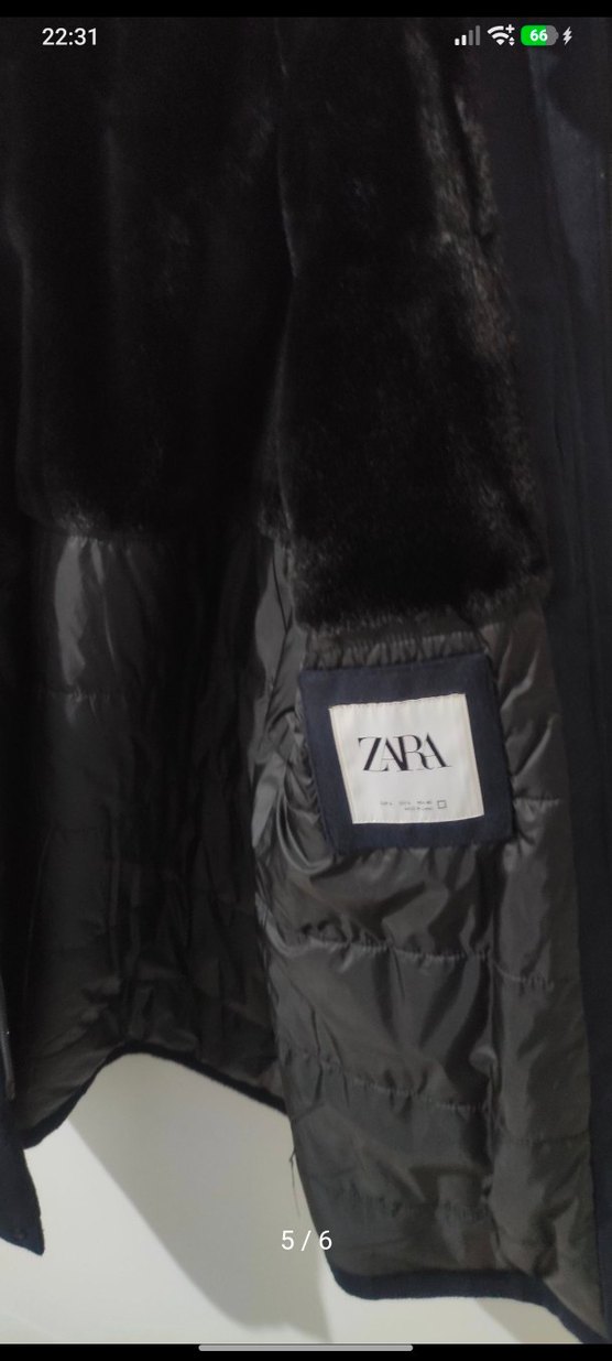 Erkek Lacivert Kürklü Kaban - Görsel 5