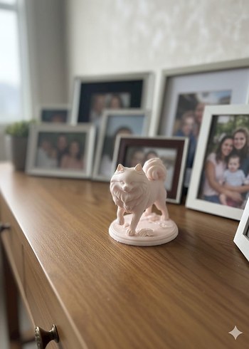 Bej Tonlarda Pastel Figürin - Görsel 2