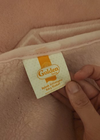 Peluş Bebek Battaniyesi -Pudra pembe - Görsel 3