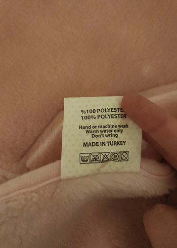 Peluş Bebek Battaniyesi -Pudra pembe - Görsel 4