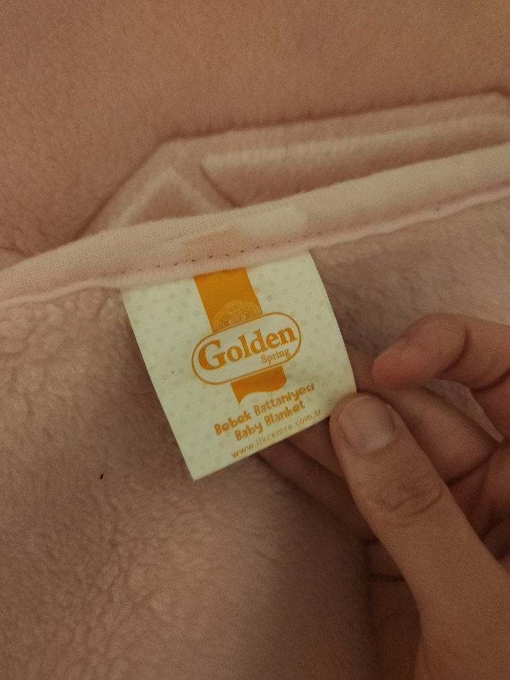 Peluş Bebek Battaniyesi -Pudra pembe - Görsel 3