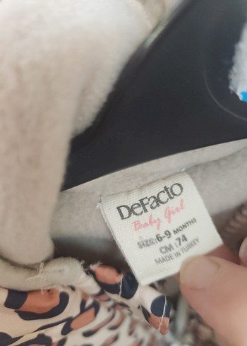 Kız Çocuk Leopar Desenli  Mont - Görsel 4