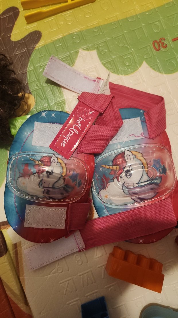 Kız Çocuk Pembe Unicorn Desenli Cırt Cırtlı paten - Görsel 5