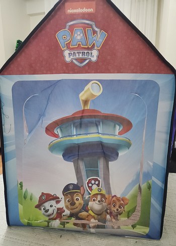Paw Patrol Temali Çocuklar için Renkli Oyun Çadırı - Görsel 4