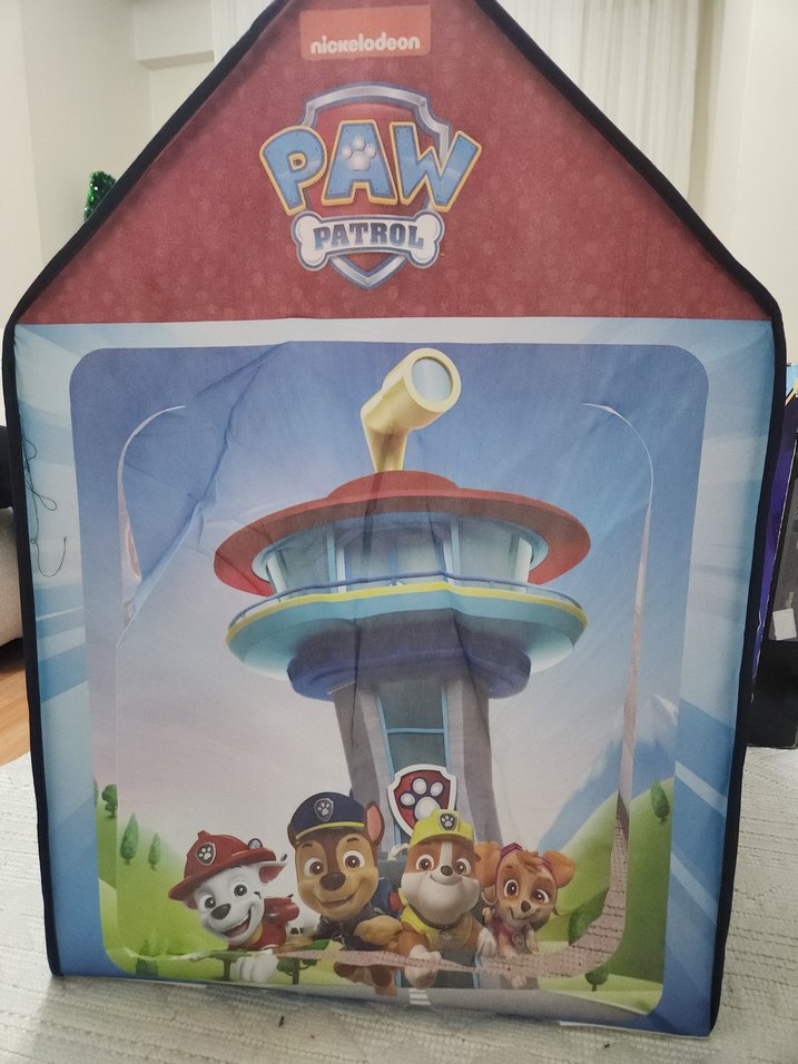 Paw Patrol Temali Çocuklar için Renkli Oyun Çadırı - Görsel 4