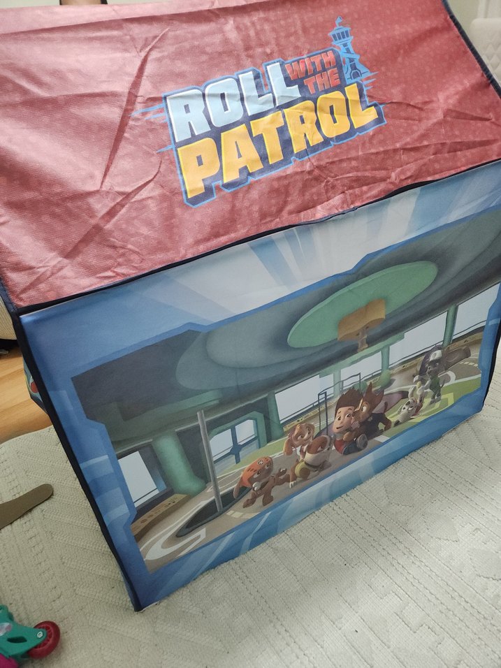 Paw Patrol Temali Çocuklar için Renkli Oyun Çadırı - Görsel 3