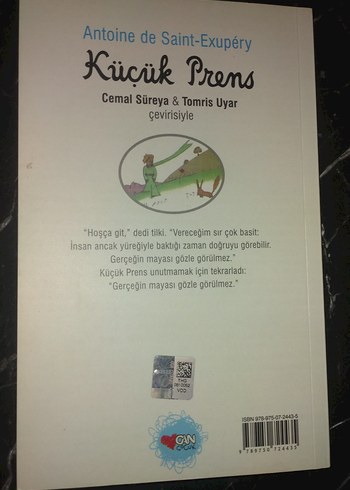 Küçük Prens - Cemal Süreya & Tomris Uyar Çevirisi - Görsel 5
