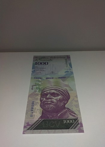 Venezuela 1000 Bolivar Kağıt Para Hediyesi - Görsel 2