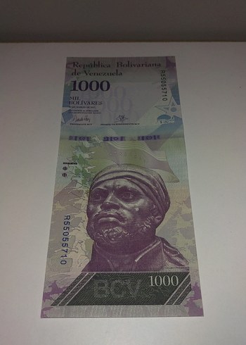 Venezuela 1000 Bolivar Kağıt Para Hediyesi - Görsel 3