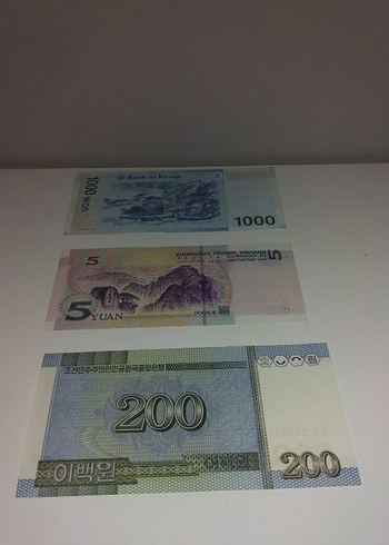 Beyaz Temalı Üç Farklı Banknot Hediyesi - Görsel 2