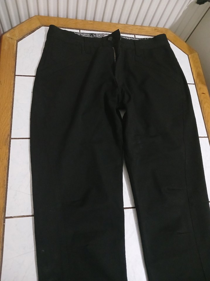 Gaudi Erkek Siyah Midi Kumaş Pantolon - Görsel 2