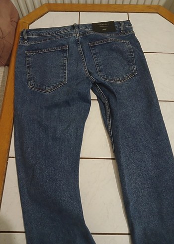 Stefano Ricci Düğmeli Erkek Lacivert Denim Pantolon - Görsel 4