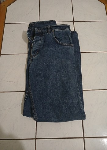 Stefano Ricci Düğmeli Erkek Lacivert Denim Pantolon - Görsel 5
