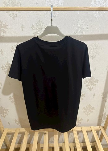 Gant Siyah Premium Nakışlı Tişört - Görsel 8