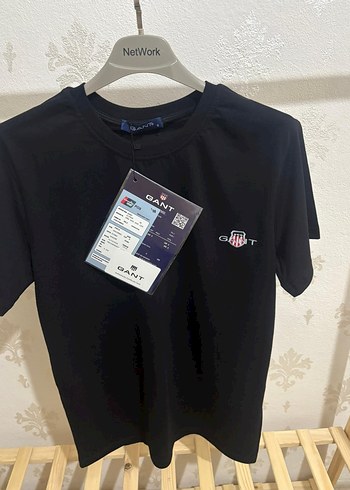 Gant Siyah Premium Nakışlı Tişört - Görsel 6