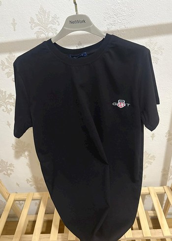 Gant Siyah Premium Nakışlı Tişört - Görsel 2