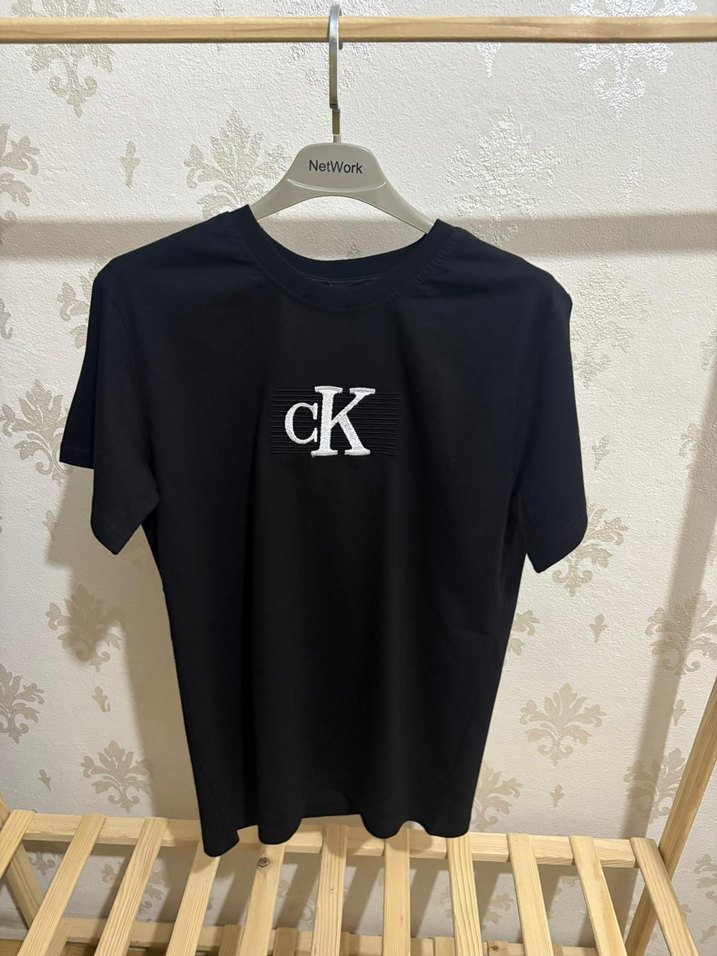 CK Calvin Klein Siyah Oversize Premium Tişört - Görsel 2