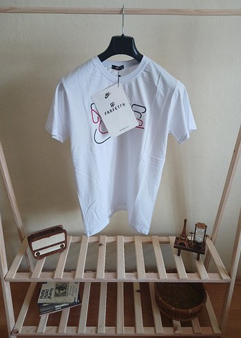 Beyaz Nike Baskılı Premium Tişört - Görsel 7