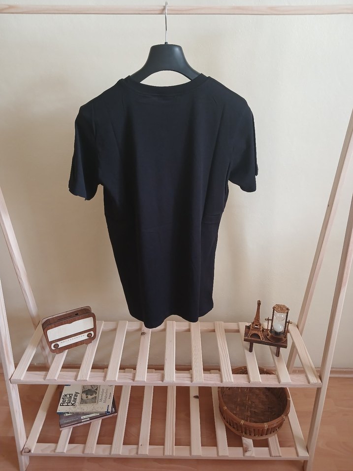 Lacoste Siyah Nakışlı Siyah Tişört - Görsel 5