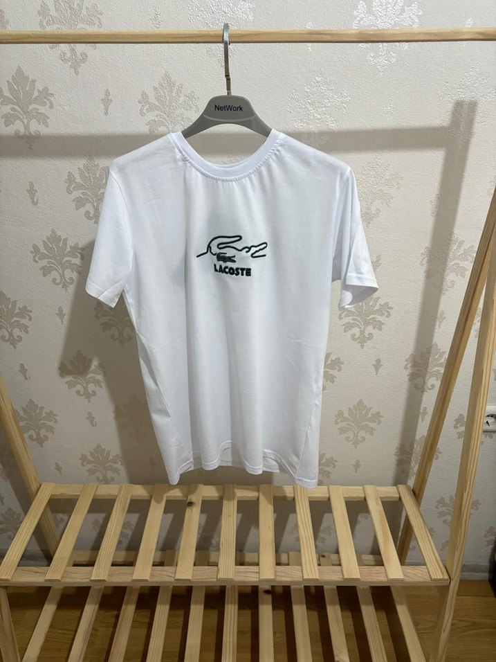 Beyaz LACOSTE Premium Tişört - Görsel 2