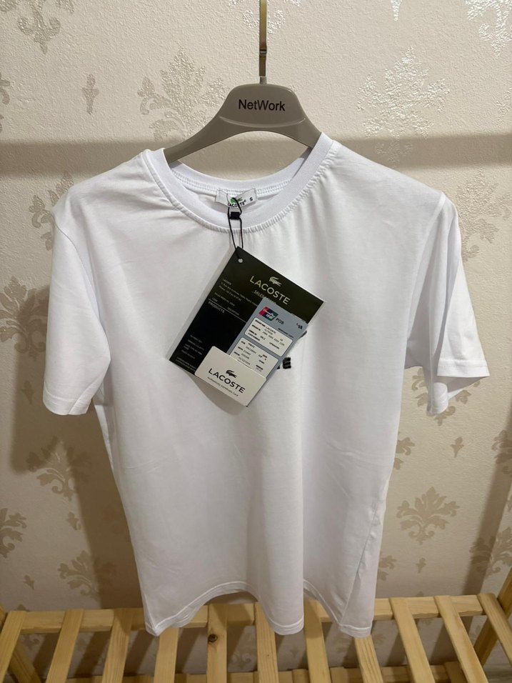 Beyaz LACOSTE Premium Tişört - Görsel 4