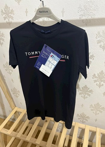 Yeni Sezon Tommy Hilfiger Oversize Premium Siyah T-Shirt - Görsel 5